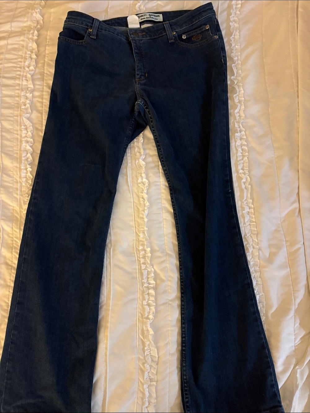 Harley-Davidson Dark Blue Flare Jeans